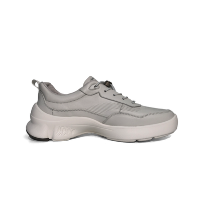 LAILE Matte Full Grain Auto Toggle Chunky Air Pocket Platform Trainers