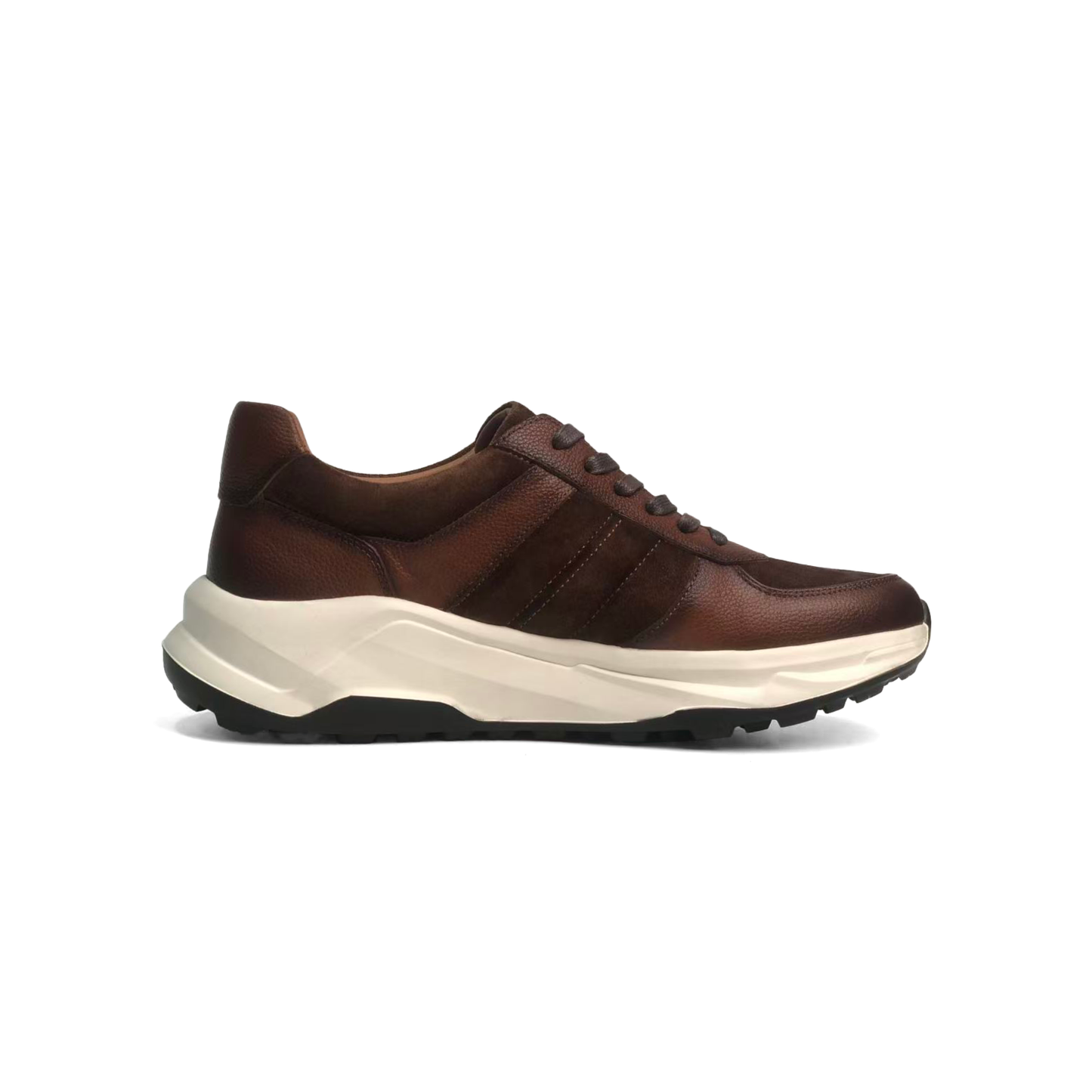 LAILE Nubuck Smooth Leather Hybrid Performance Sneakers