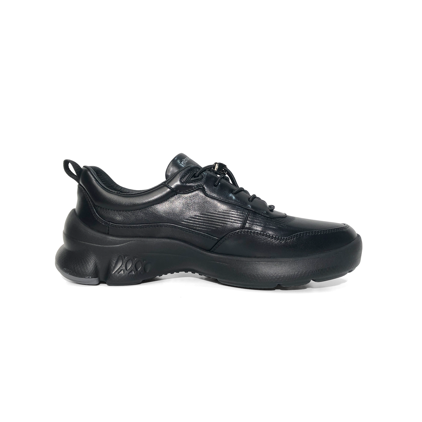 LAILE Matte Full Grain Auto Toggle Chunky Air Pocket Platform Trainers