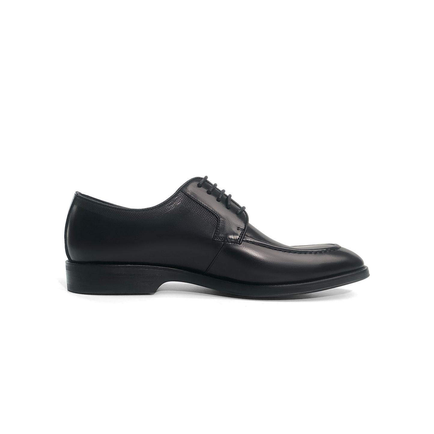 LAILE Gradient Antiqued Calfskin Four-Eye Lace-Up Derby Shoe