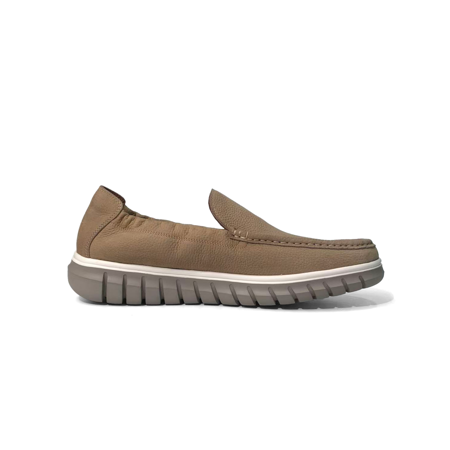 LAILE Hand-Stitched Moccasin Casual Loafers