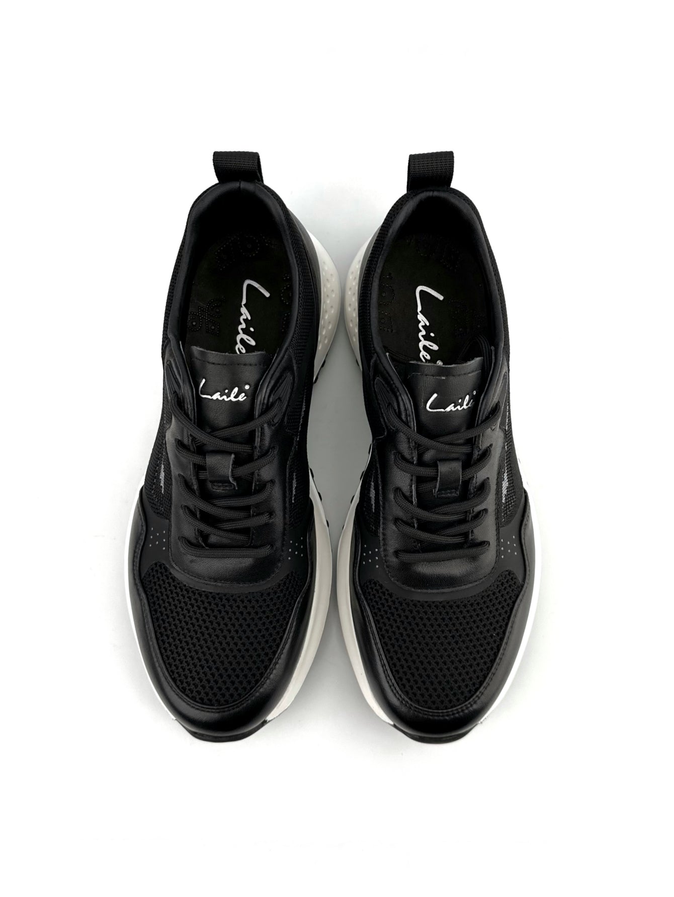 LAILE Urban Flow – Leather Mesh Comfort Sneakers for Men