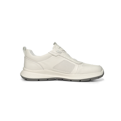 LAILE 2025 New Model Rotating Buckle Men’s Shoes, Soft Genuine Leather Upper, Business-Style Sneakers.