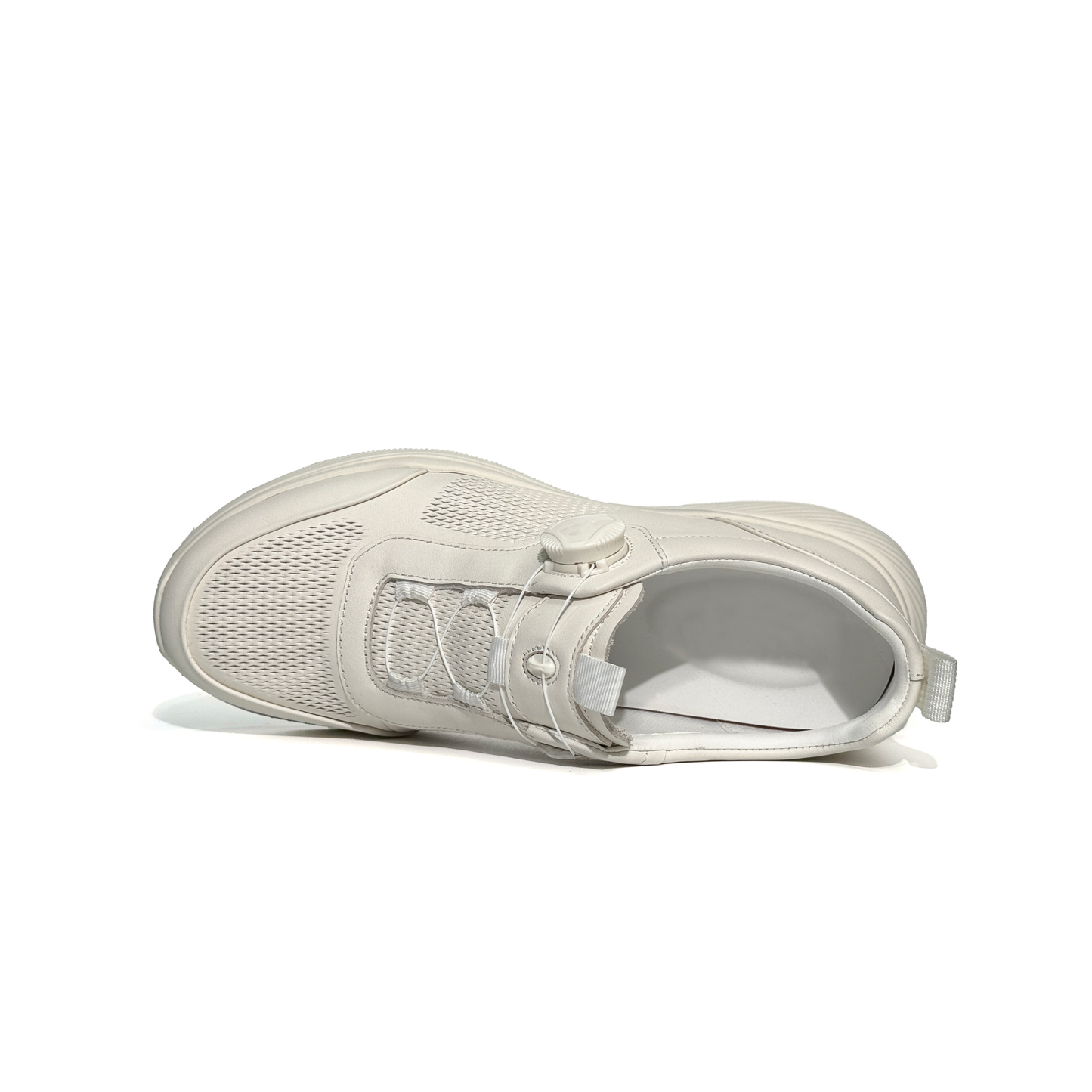 LAILE 2025 New Model Rotating Buckle Men’s Shoes, Soft Genuine Leather Upper, Business-Style Sneakers.