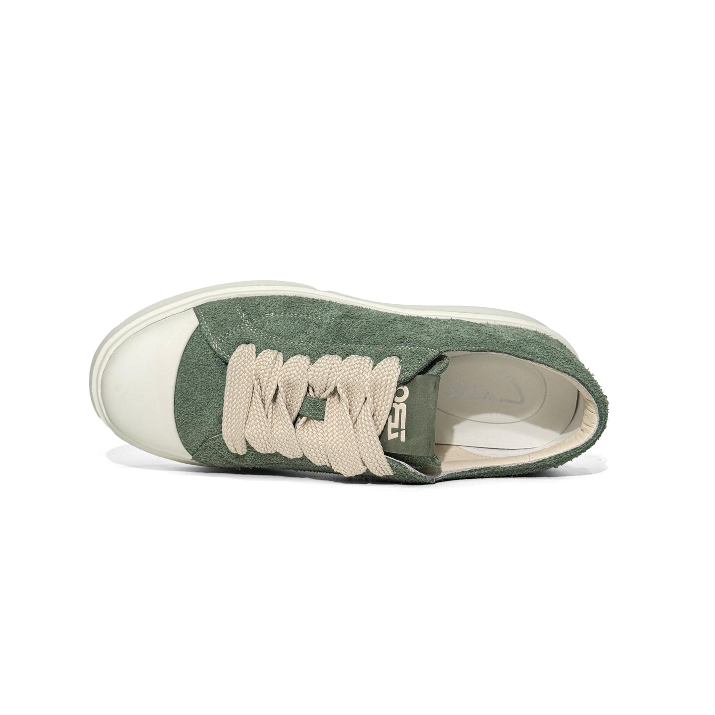 LAILE Daily Soft Fluff Suede Platform Trainer
