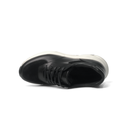 LAILE Nubuck Smooth Leather Hybrid Performance Sneakers