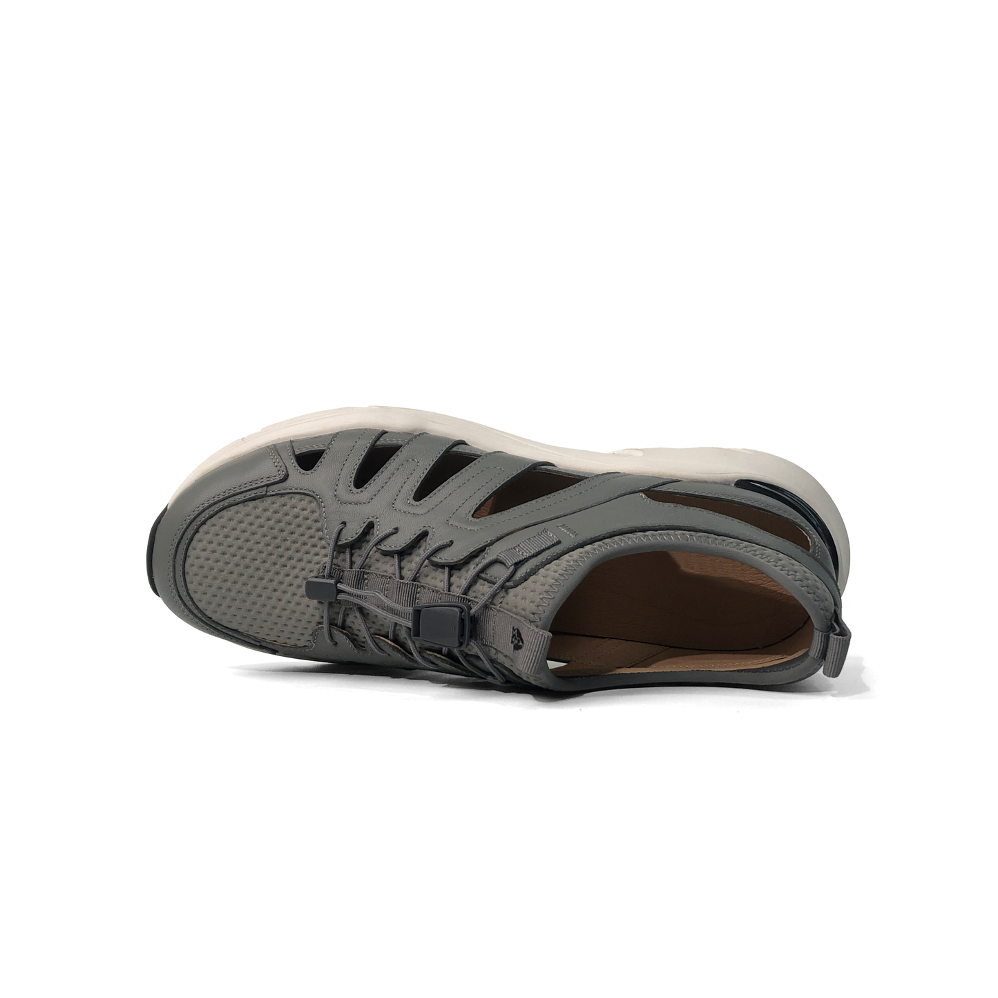 LAILE Cutout Leather Mesh Hybrid Sport Sandal Sneakers