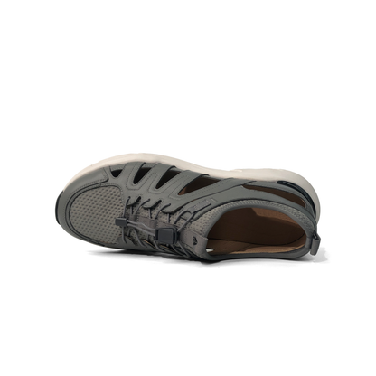 LAILE Cutout Leather Mesh Hybrid Sport Sandal Sneakers