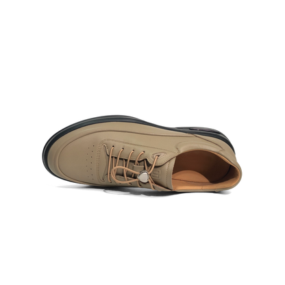 LAILE Breathable Punch Detail Leather Casual ShoesⅡ
