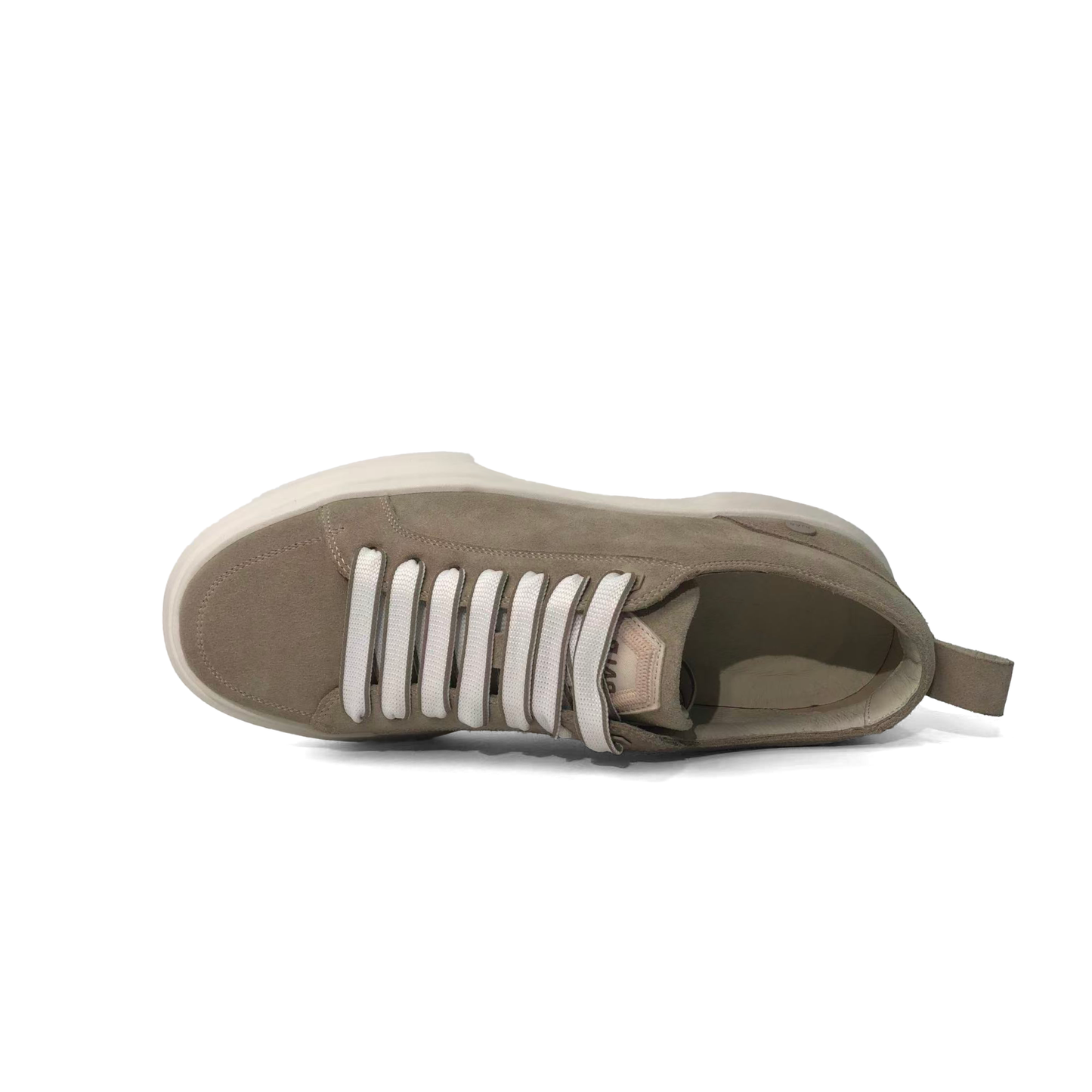 LAILE Matte Nubuck Suede Double Stack Platform Skate Sneakers