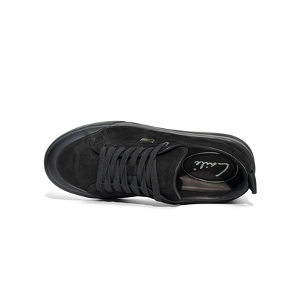 LAILE Matte Nubuck Suede Platform Skate Sneakers