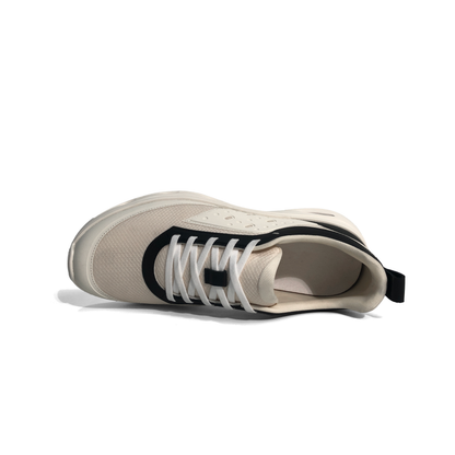 LAILE Breathable Woven Mesh Dual Tone Cutout Vent Platform Trainers