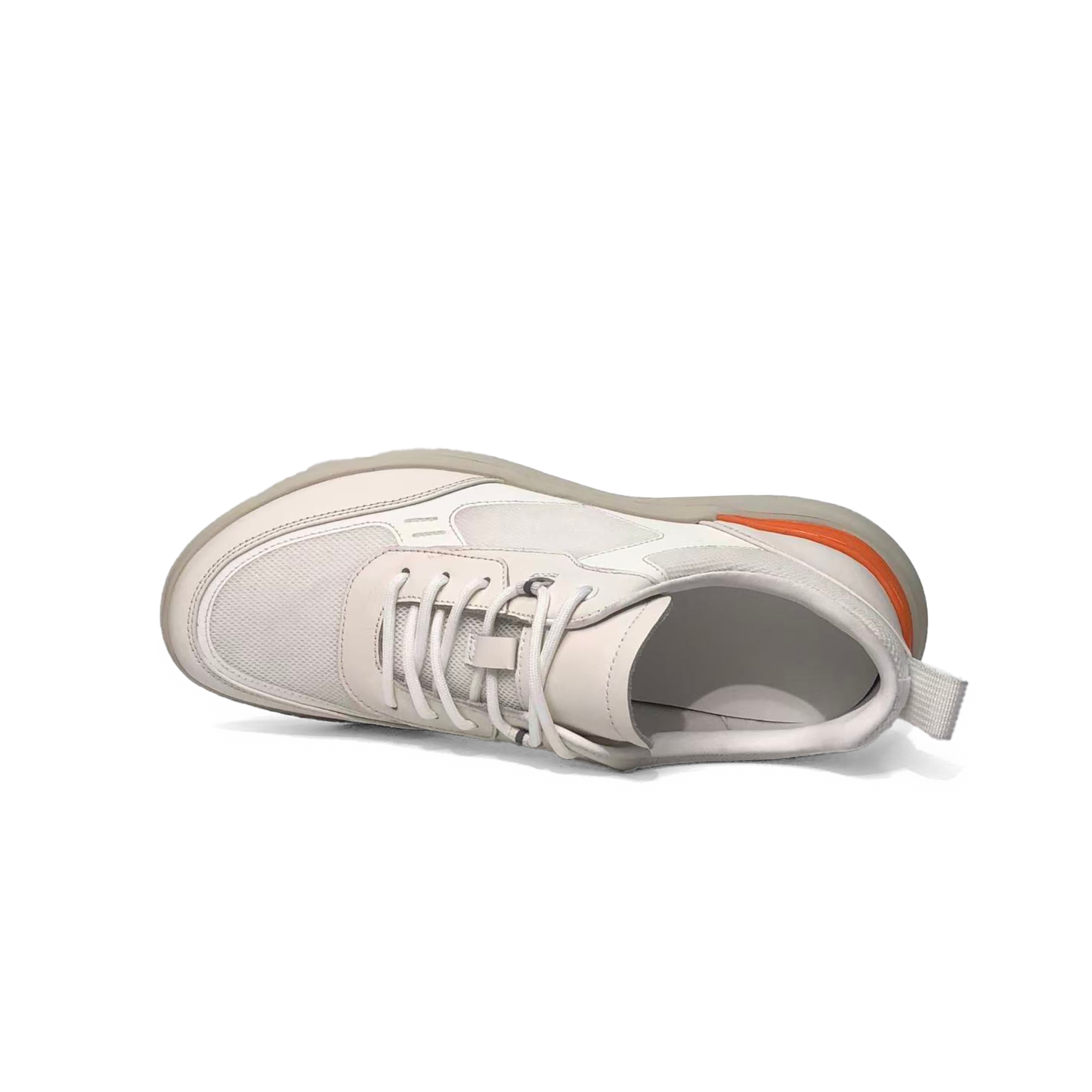 LAILE Leather Mesh Hybrid Sport-Dress Walking Sneakers