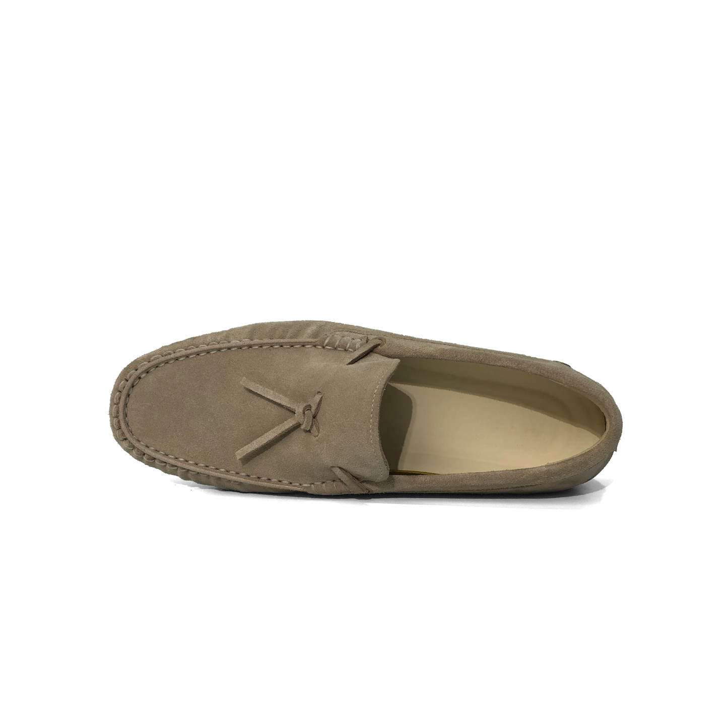 LAILE Matte Nubuck Tassel Moc Toe Driving Loafers