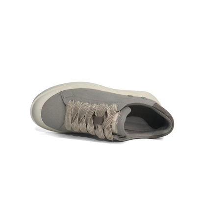 LAILE Heavy Raw Denim Canvas Platform Skate Sneakers