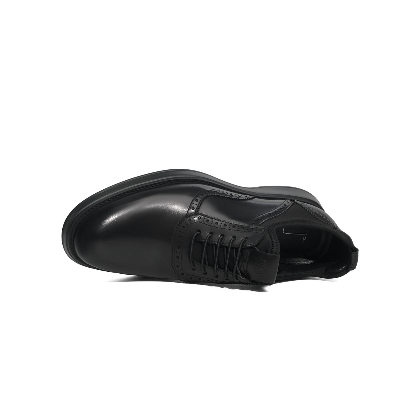 Black Brogue Wingtip Hybrid Oxford Shoes