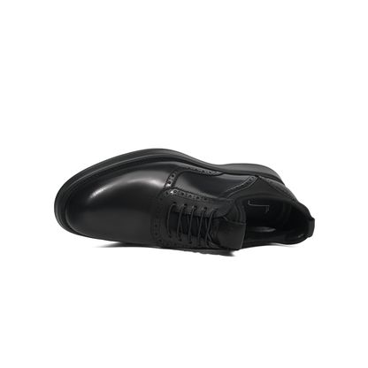 Black Brogue Wingtip Hybrid Oxford Shoes