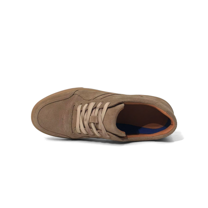 LAILE Matte Nubuck Suede Low Top Casual Skate Sneakers