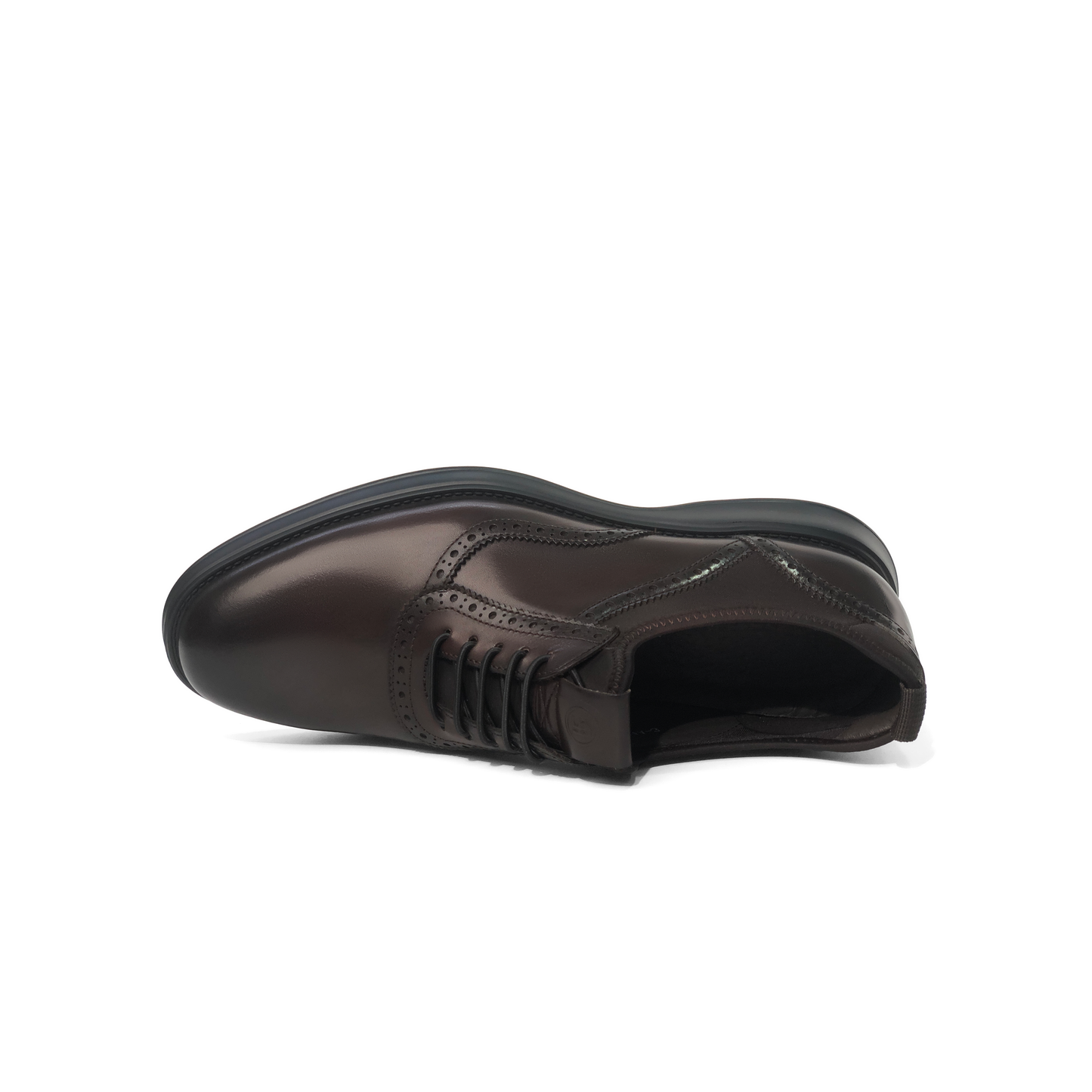 Black Brogue Wingtip Hybrid Oxford Shoes