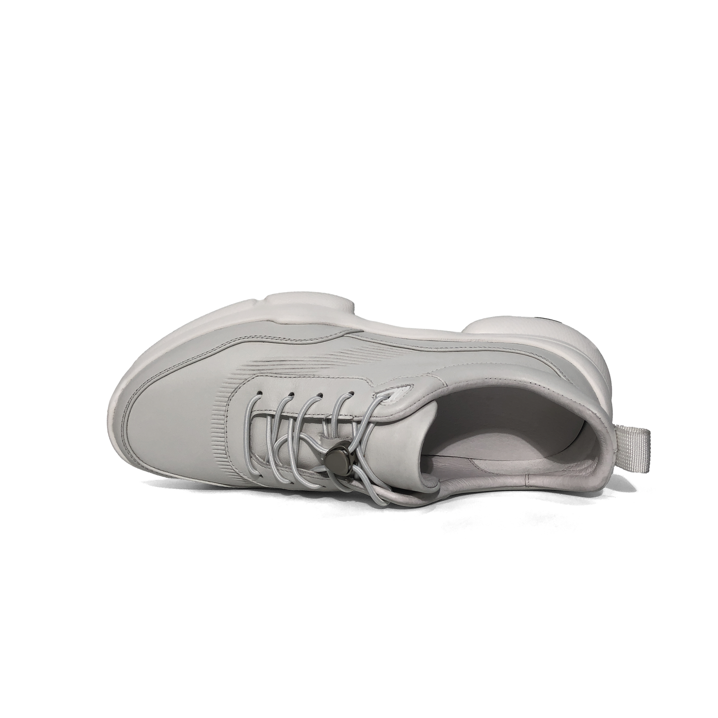 LAILE Matte Full Grain Auto Toggle Chunky Air Pocket Platform Trainers