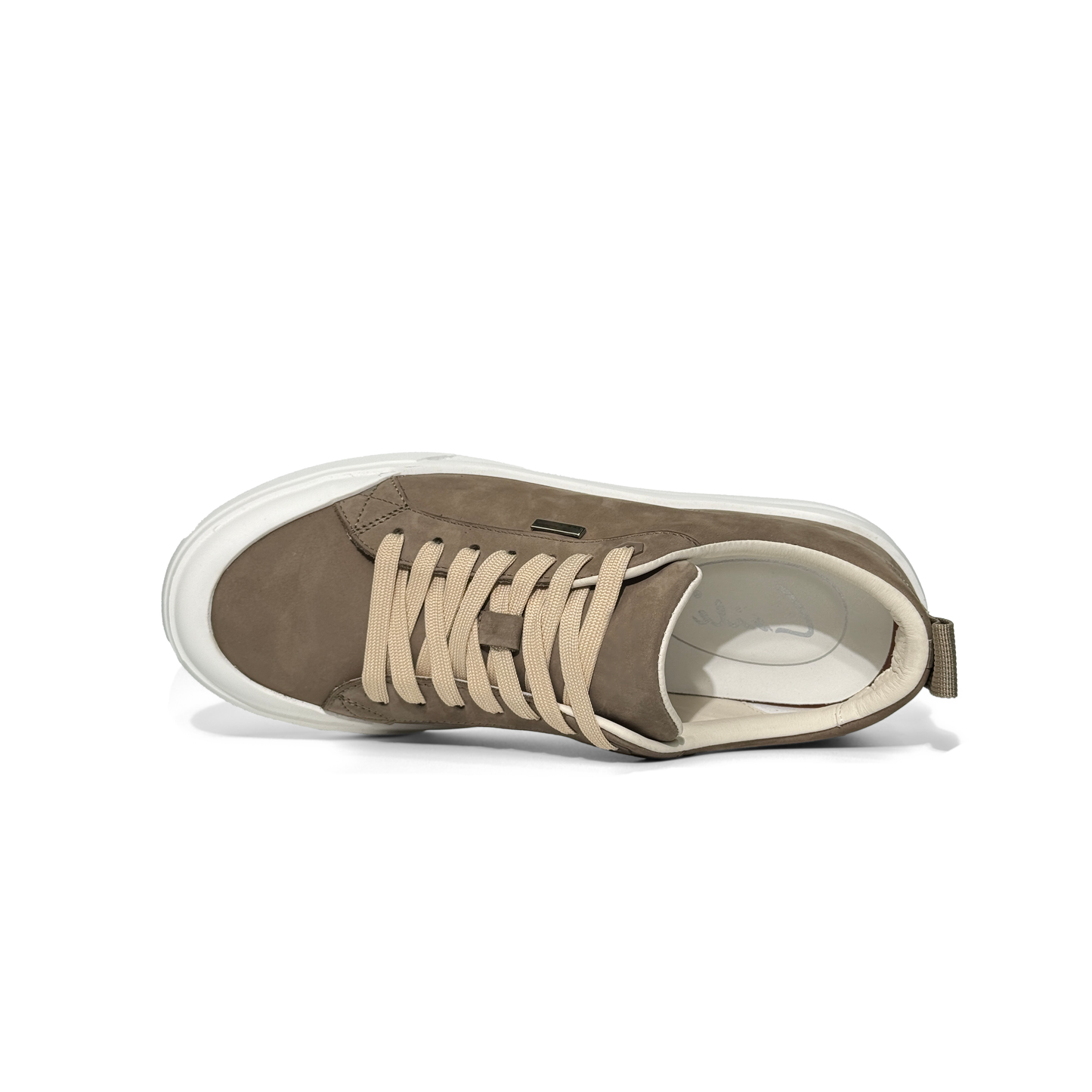 LAILE Matte Nubuck Suede Platform Skate Sneakers