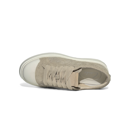 LAILE Daily Soft Fluff Suede Platform Trainer