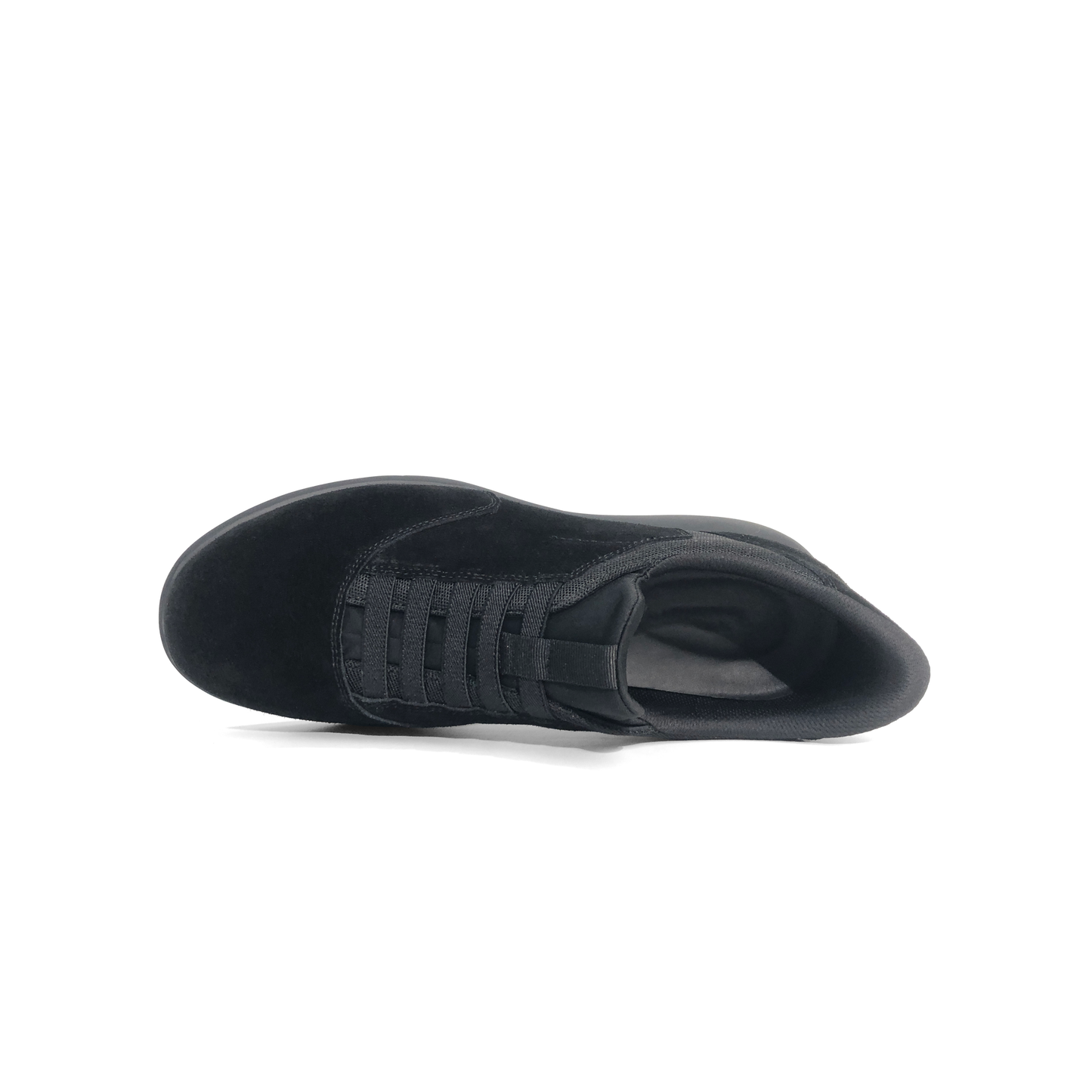 LAILE Matte Nubuck Stretch Mesh Slip-On Loafers