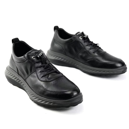 LAILE Urban Motion Leather Sneakers – Hybrid Comfort, Refined Design