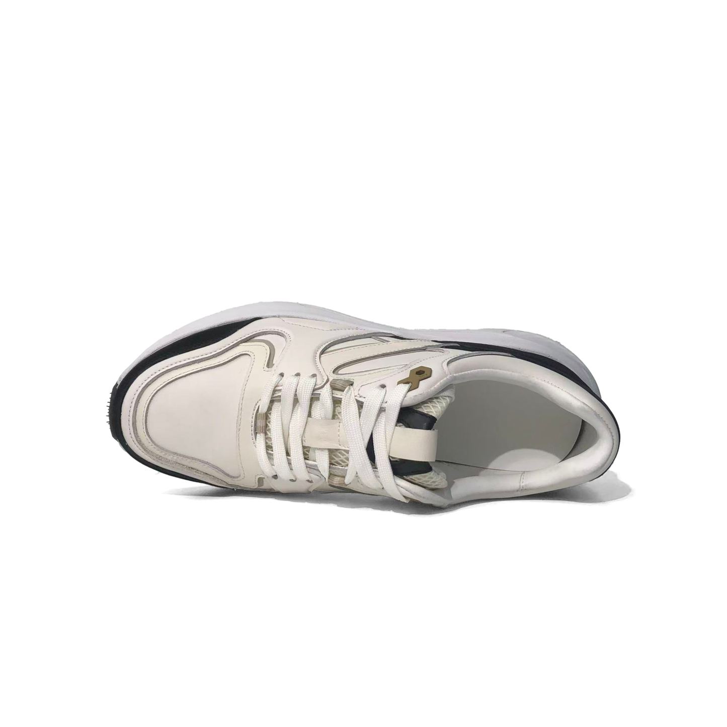 LAILE Full Grain Smooth Leather Performance Running Sneakers