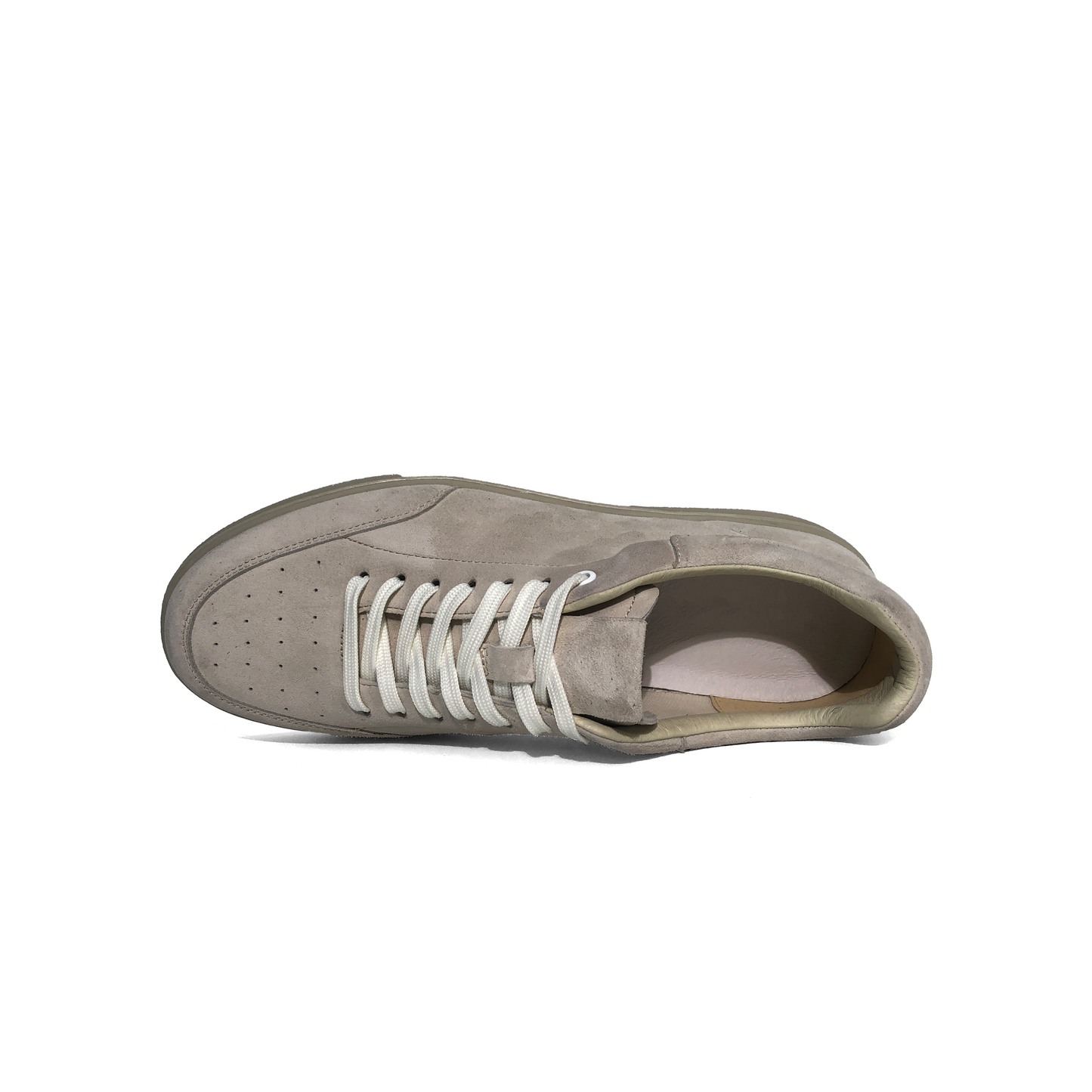 LAILE Breathable Woven Mesh Dual Tone Vent Platform Trainers