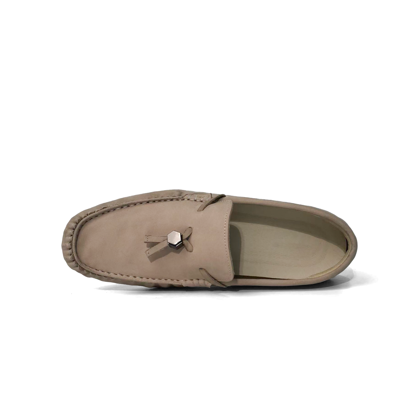 LAILE Hand Stitched Moc Toe Loafer