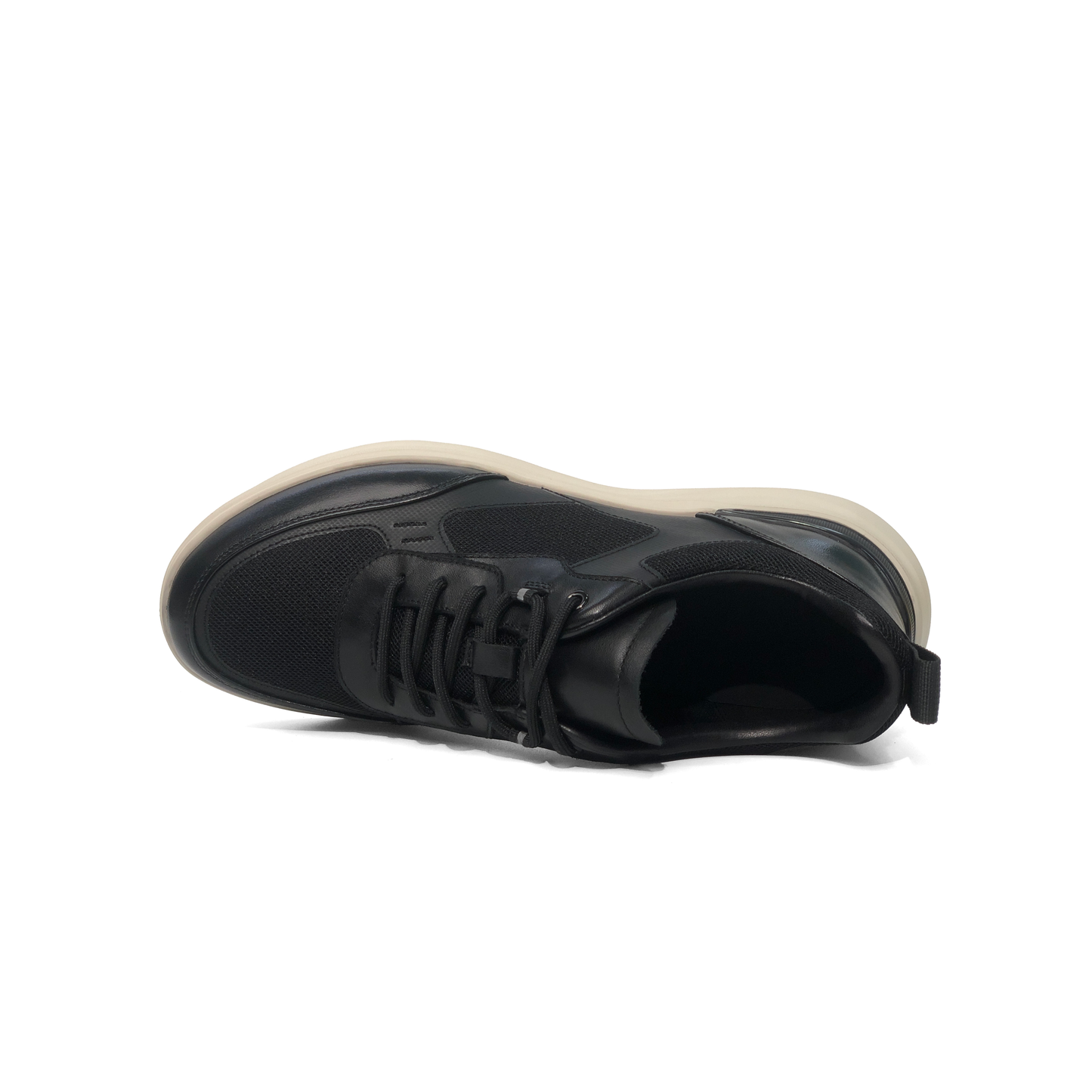 LAILE Leather Mesh Hybrid Sport-Dress Walking Sneakers