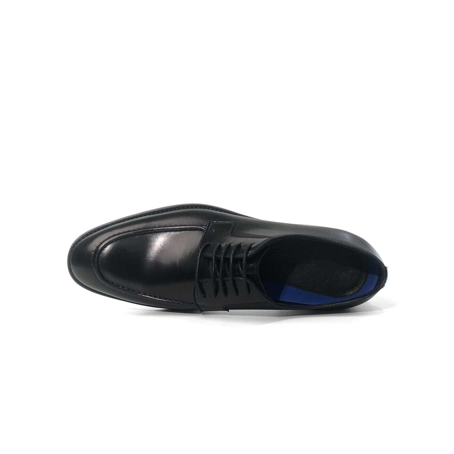 LAILE Gradient Antiqued Calfskin Four-Eye Lace-Up Derby Shoe