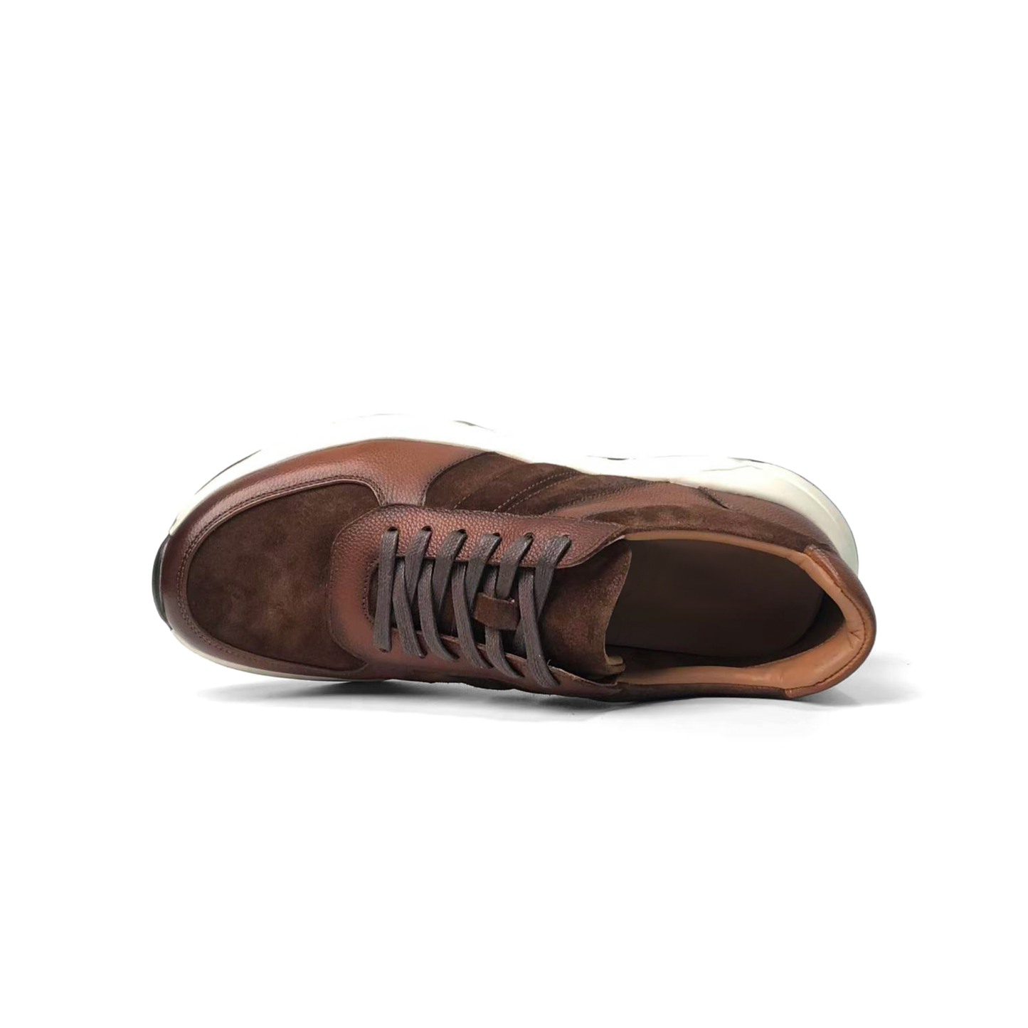 LAILE Nubuck Smooth Leather Hybrid Performance Sneakers