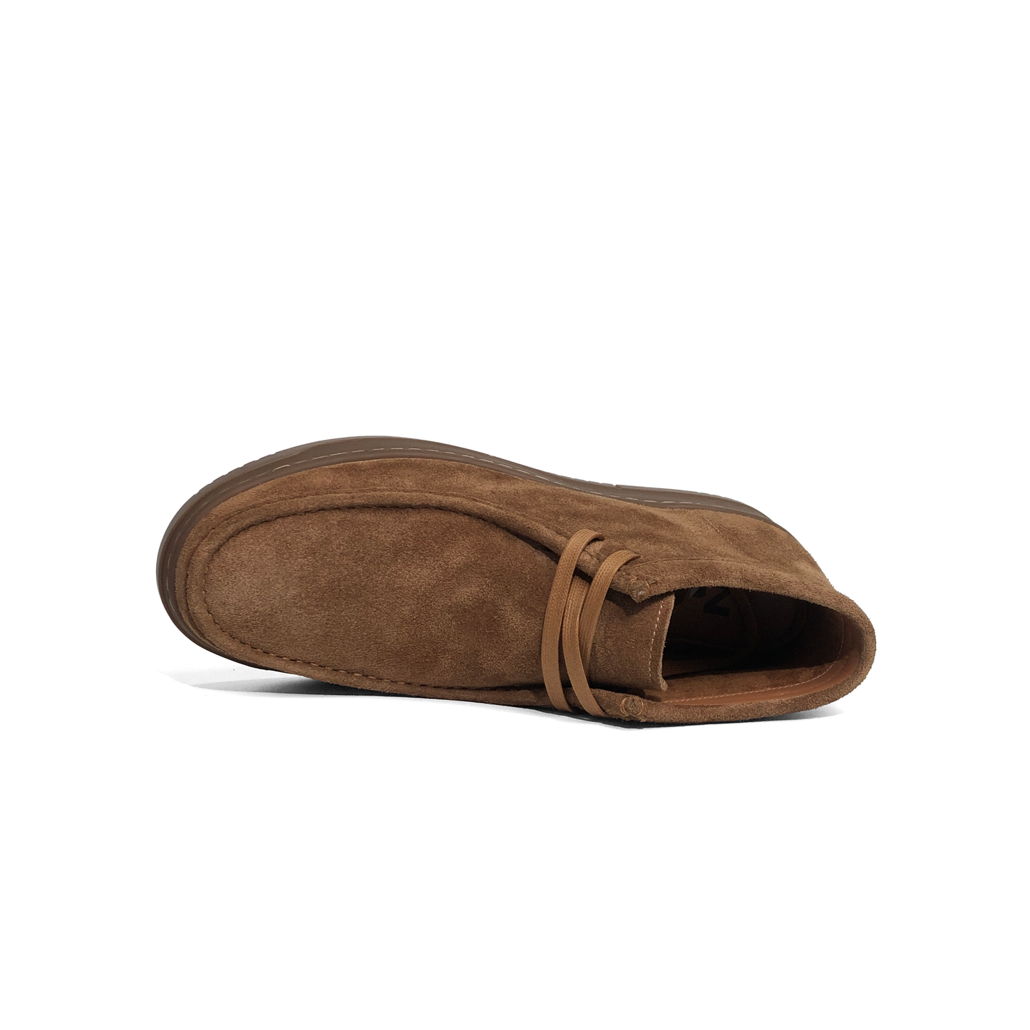 LAILE Matte Nubuck Moc Toe Two-Eye Chukka Ankle Boots