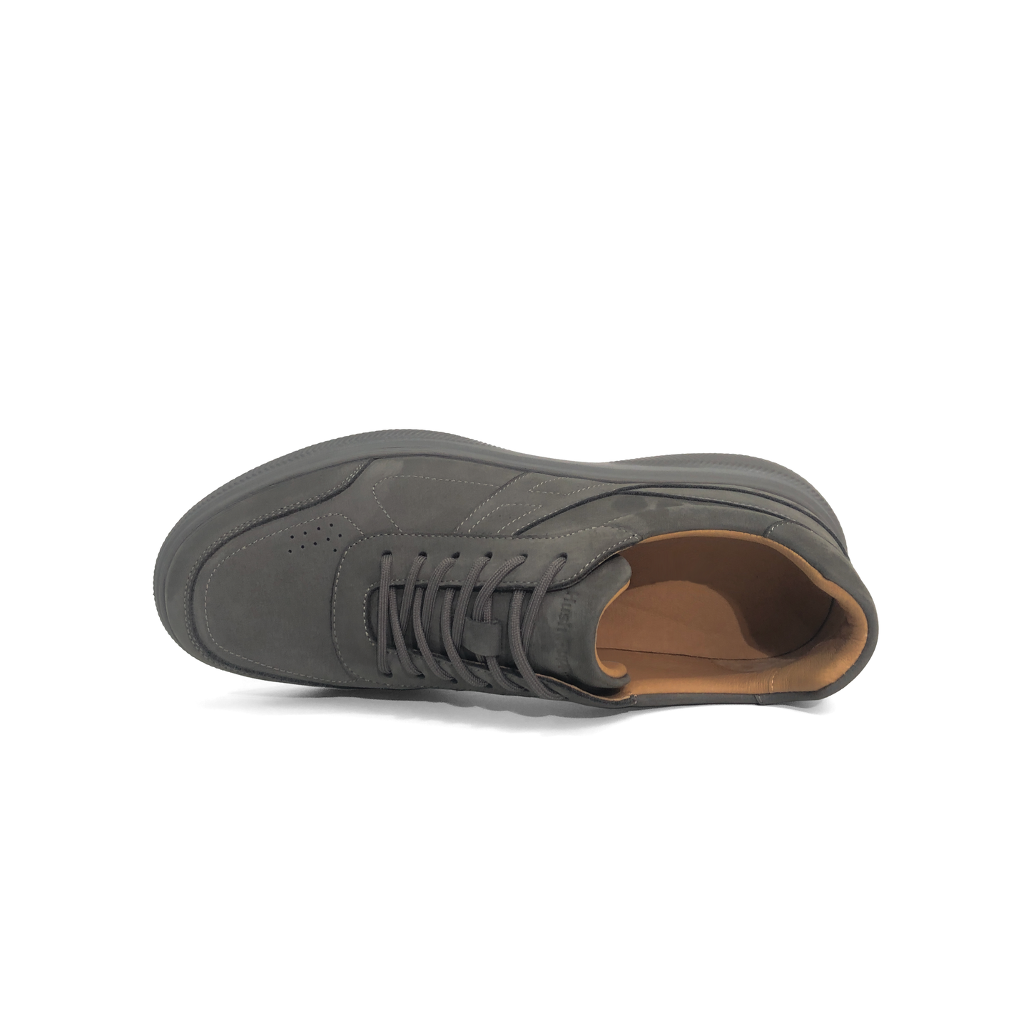 LAILE Full Matte Nubuck Geometric Stitch Hybrid Walk Trainers