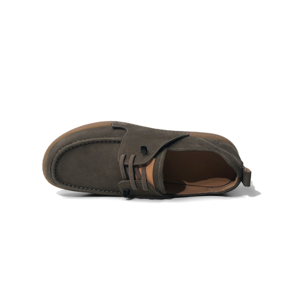 Laile Suede breathable soft-soled slip-on casual leather shoes
