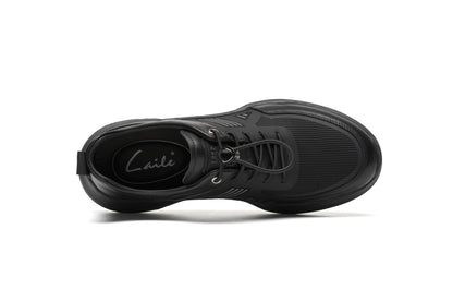 LAILE comfortable tie-free shoelaces shock-absorbing breathable lightweight low-top casual shoes for men