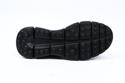 LAILE UrbanEase Men’s Leather Mesh Sneakers – Lightweight, Breathable, Shock-Absorbing Comfort for Everyday City Living