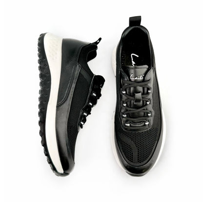 LAILE UrbanEase – Leather Mesh Comfort Sneakers for Men