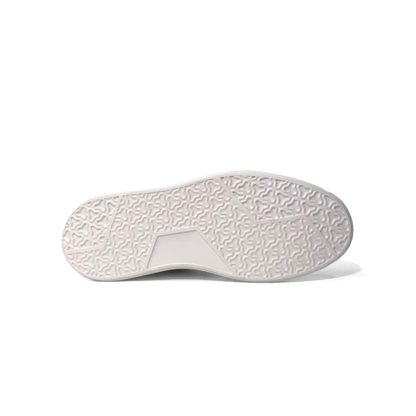 LAILE Multi-Panel Leather Mesh Platform Court Sneakers
