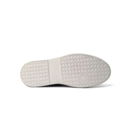 LAILE Hybrid Smooth Leather & Matte Nubuck Platform Skate Sneakers