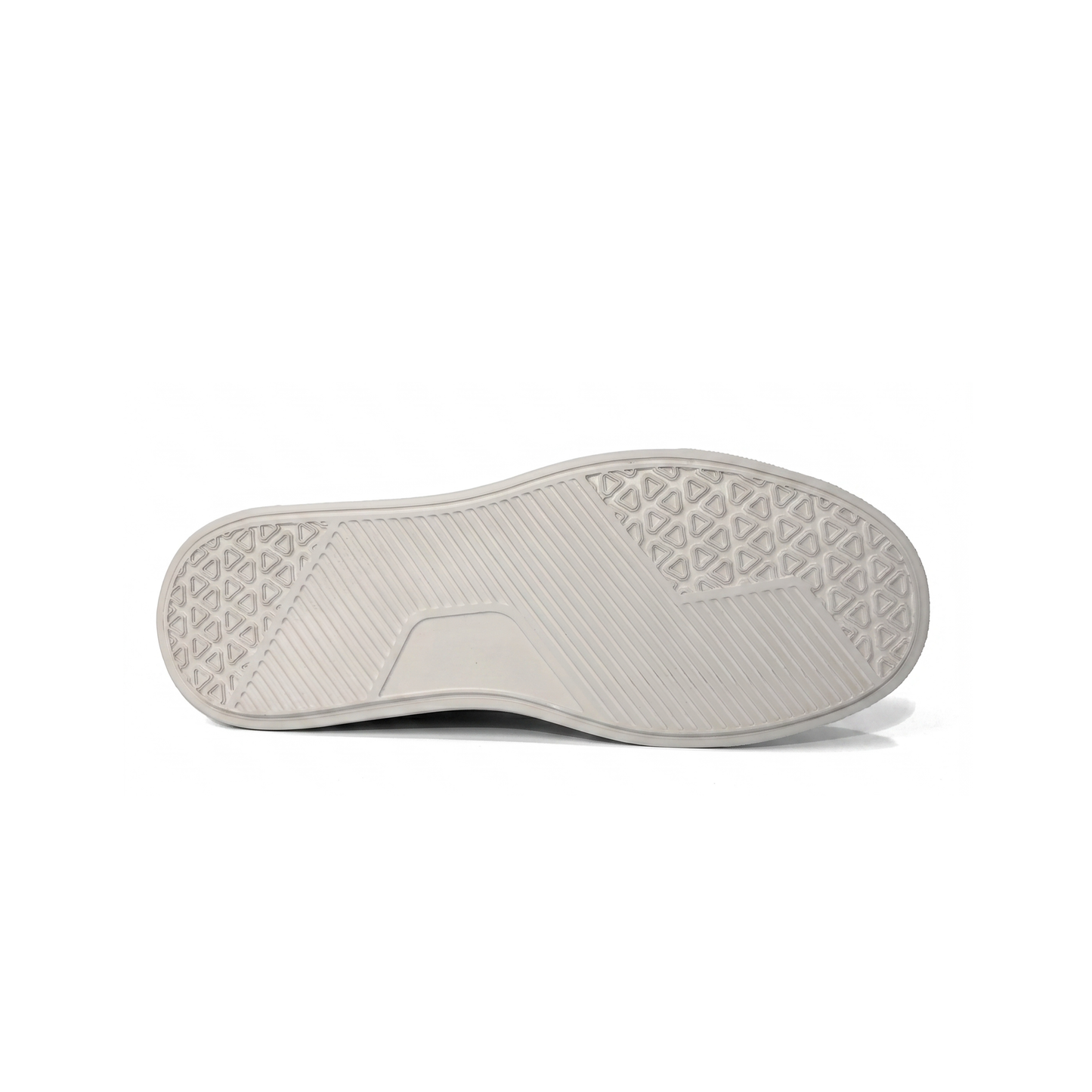 LAILE Burnished Full Grain Leather Low Platform Business Sneakers