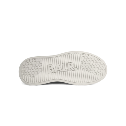 LAILE Tri-Tone Mixed Material Platform Skate Sneakers