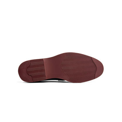 LAILE Matte Nubuck Suede Penny Slip-On Loafers