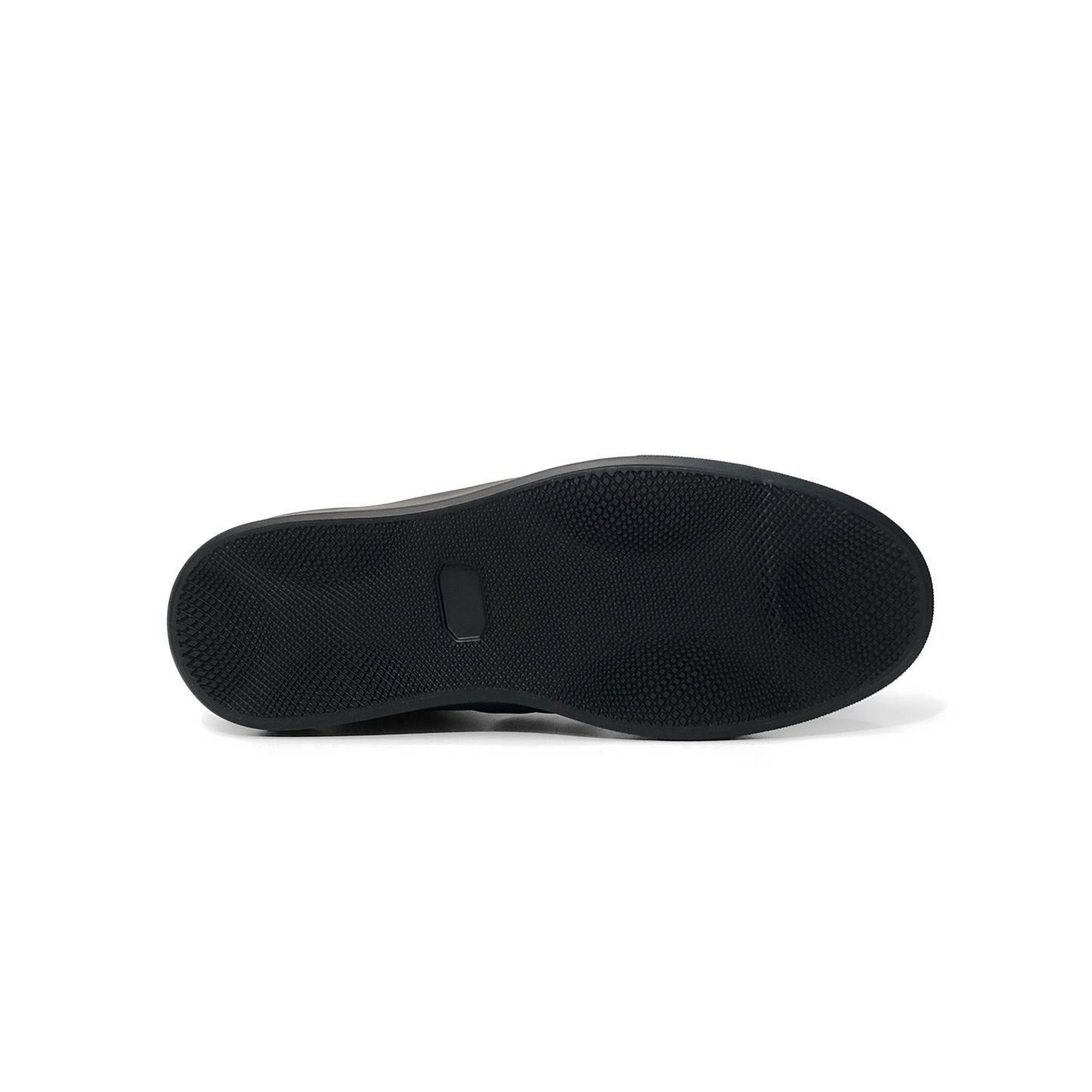 LAILE Pebble Grain Antiqued Leather Platform Business Sneakers