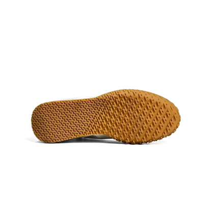 LAILE Full Micro Perforated Leather Toggle Quick Lace Retro Gum Sole Trainers