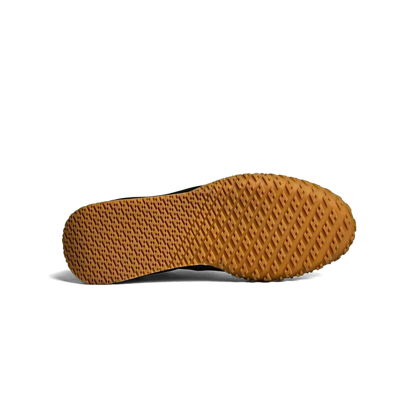 LAILE Full Micro Perforated Leather Toggle Quick Lace Retro Gum Sole Trainers