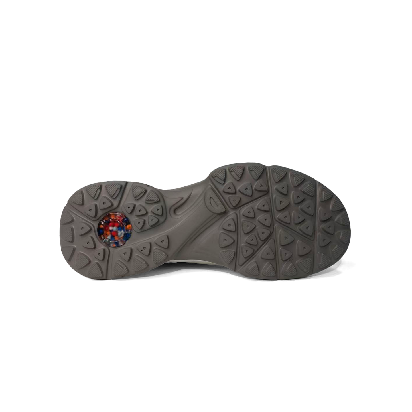 LAILE Polished Full Grain Leather Chunky Performance Sneakers