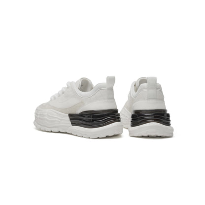 LAILE Urban Form Sneakers – Sculpted Sole, Monochrome Statement